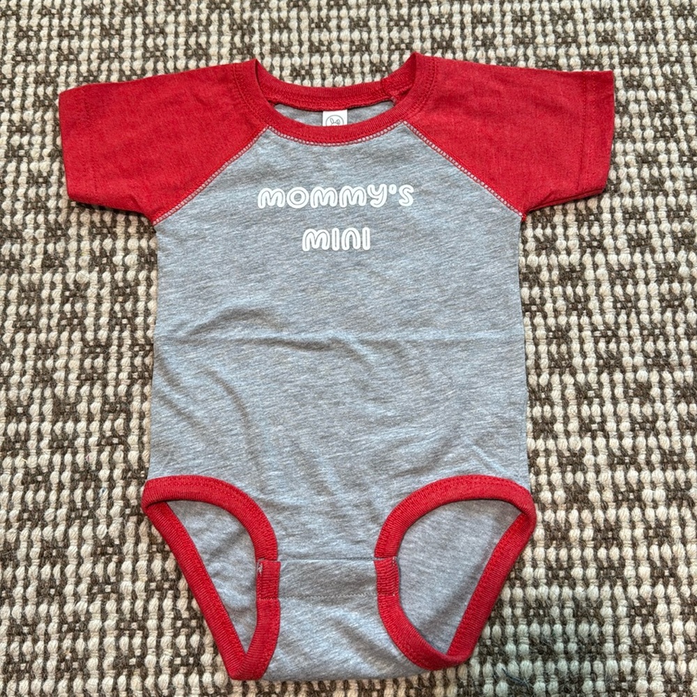Rabbit skins custom mommy’s mini onesie